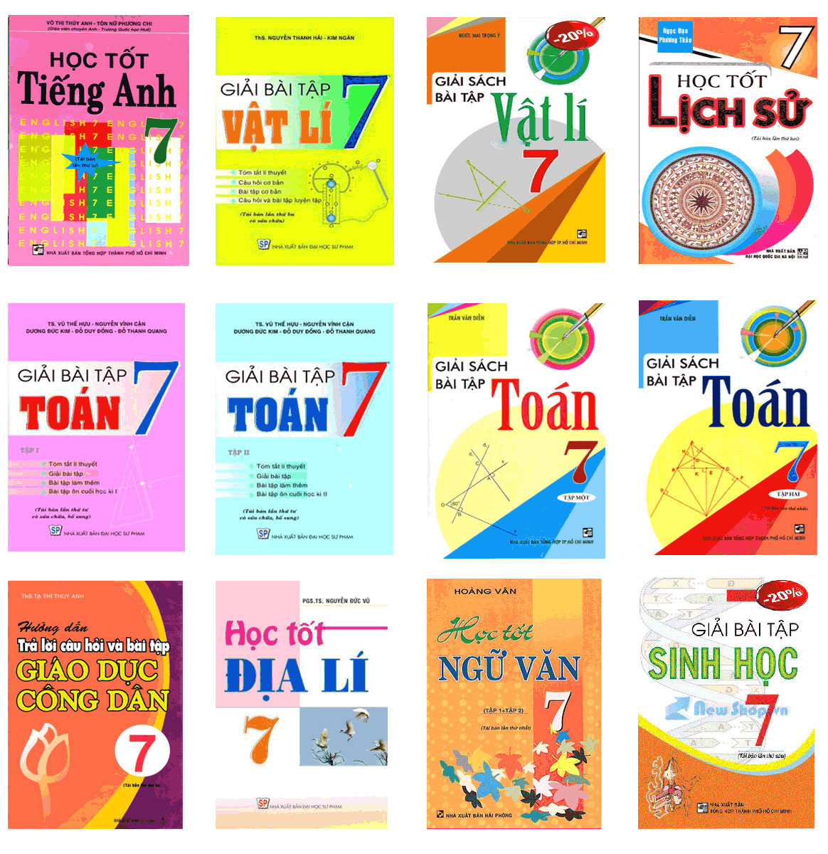 [HCM]Combo Sách Giải Lớp 7 (12 Cuốn)