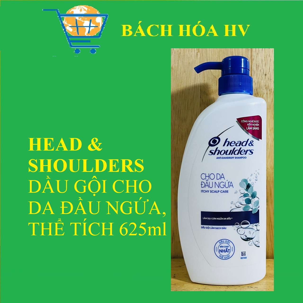 Dầu gội Head & Shoulders 625ml - BACH HOA HV