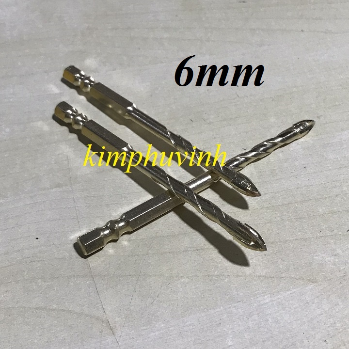 01 mũi khoan đa năng 6ly - mũi khoan gạch đá kính 6mm