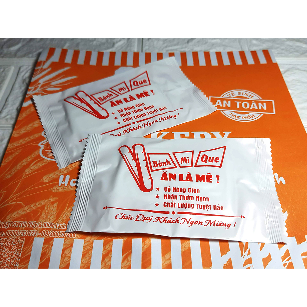 [HCM]100 Khăn lạnh mini giá rẻ cho Bánh mì Que