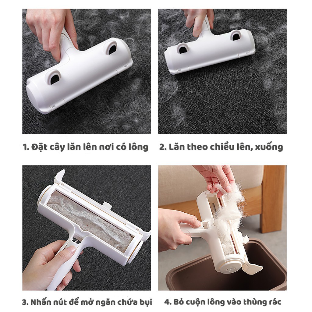Cây lăn lông tĩnh điện, cây lăn lông chó mèo - Zippopet Shop