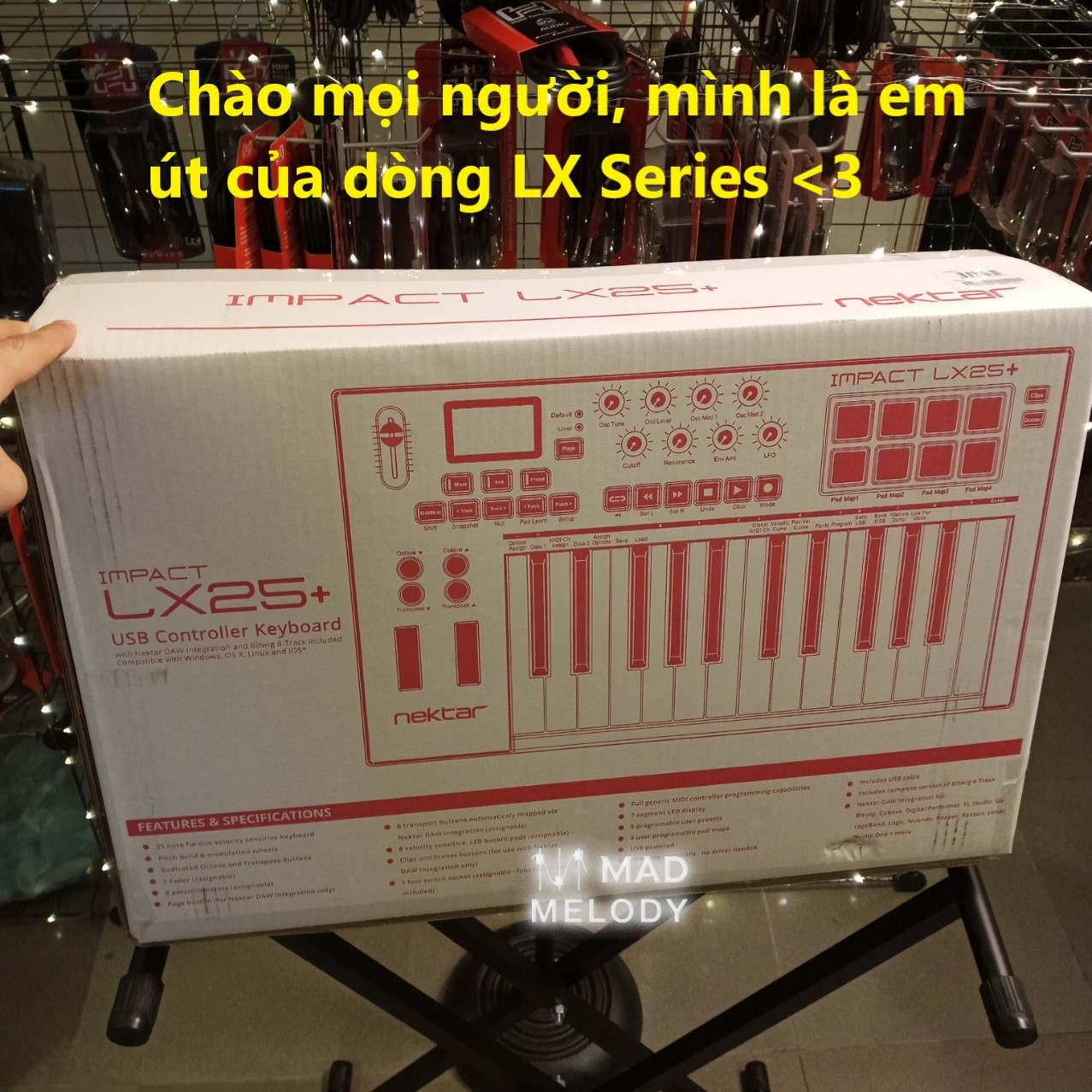 Nektar Impact LX25+ Keyboard Controller [đàn soạn nhạc 25 phím NEW]