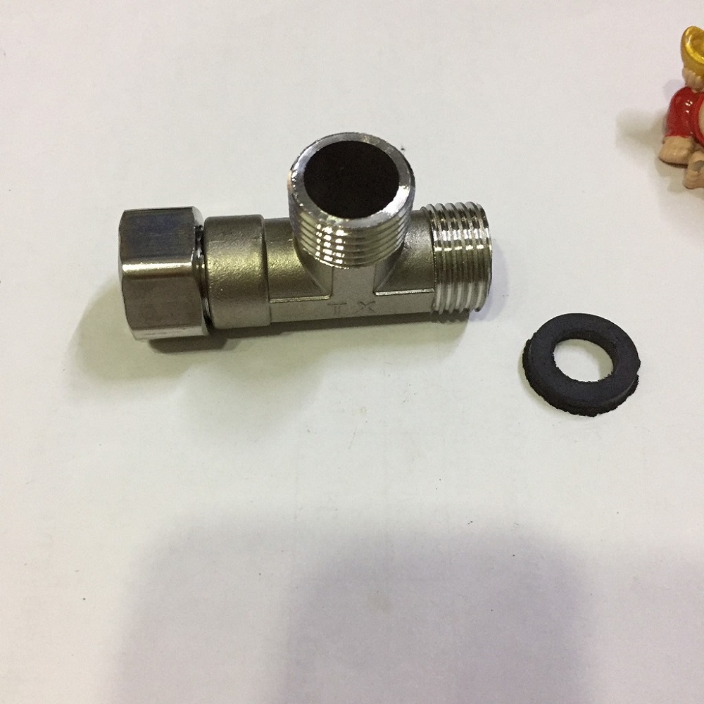 [HCM]TÊ CẦU CHIA NƯỚC INOX REN 21