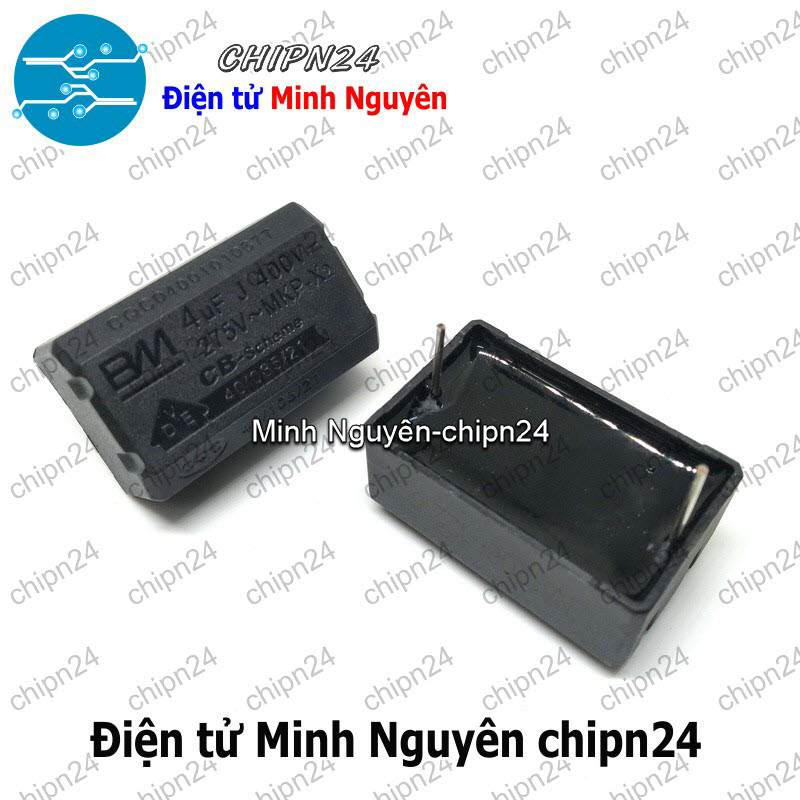 [1 con] (N73) Tụ bếp từ Nằm 4uF 400V - HH006448