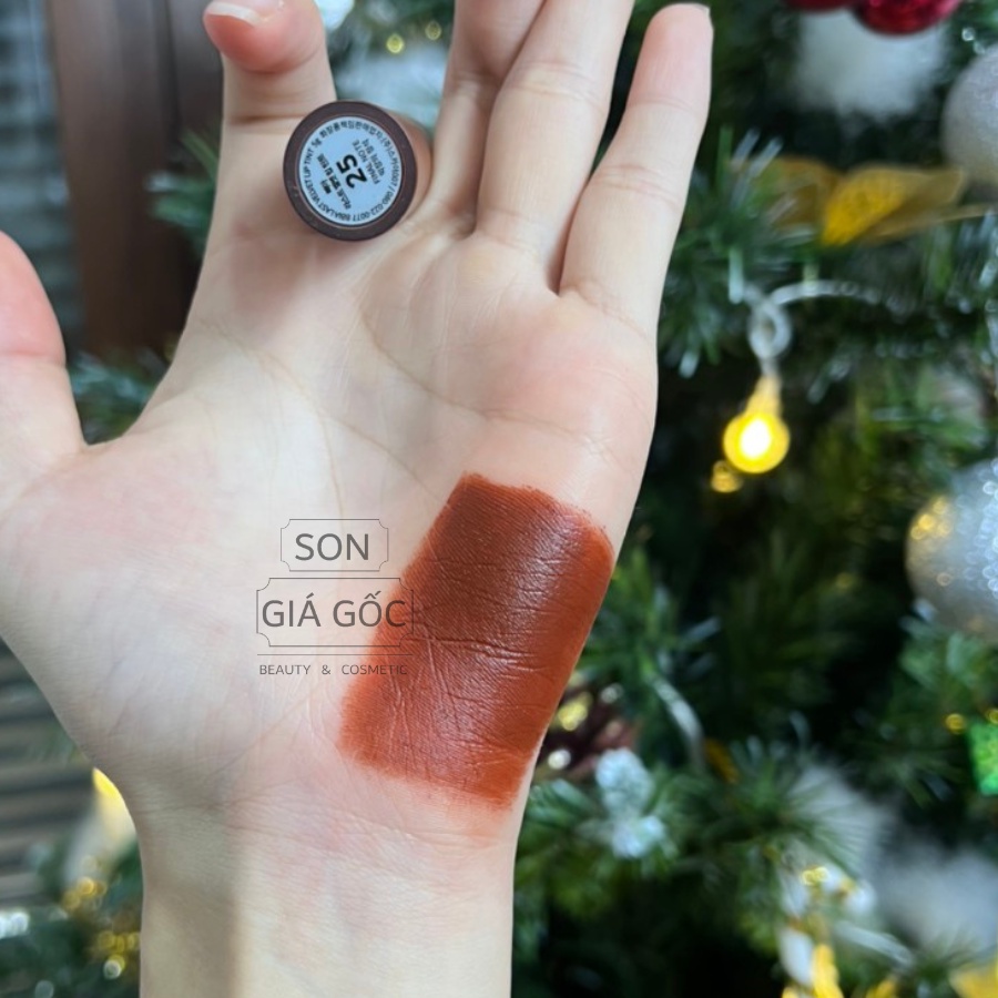 Son Bbia 25 màu đỏ nâu đất Và các màu bán chạy