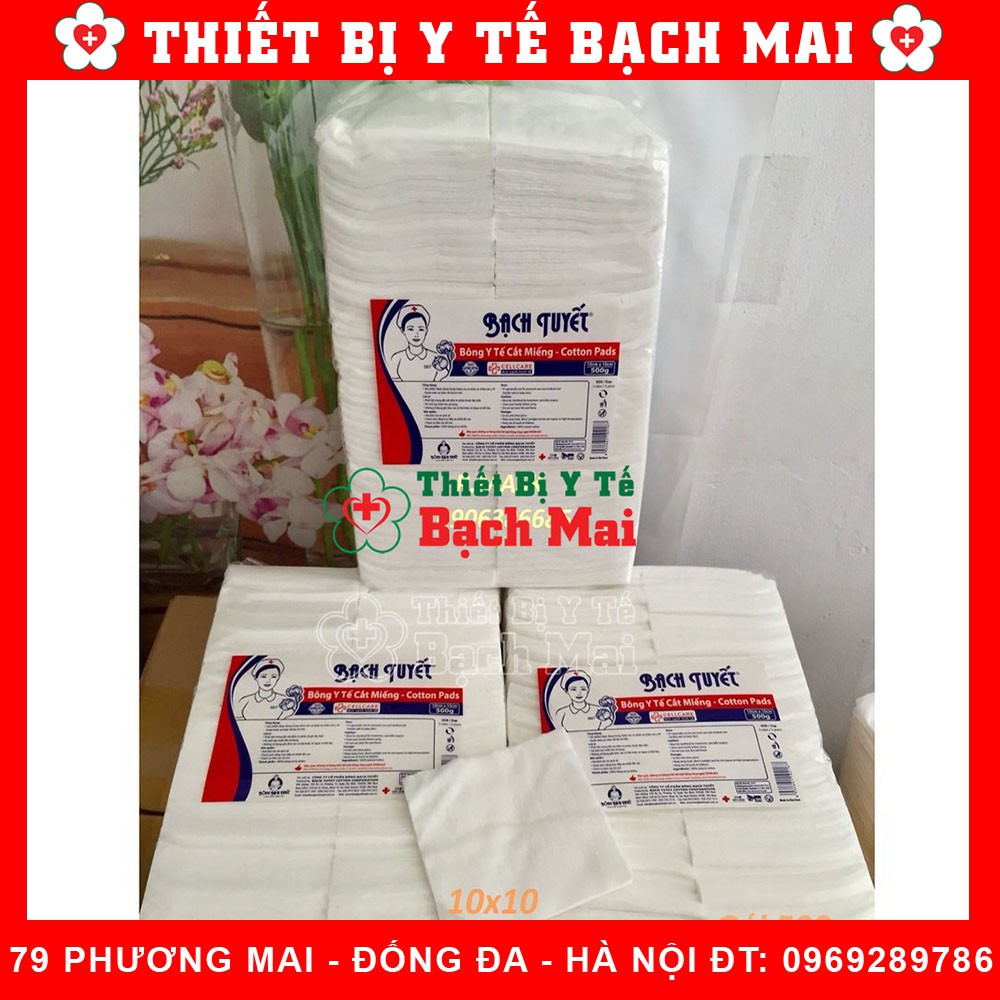 Bông bạch tuyết y tế cắt miếng 1kg - vệ sinh baby 10x10cm - 7x7cm - bông 7x7cm /01kg