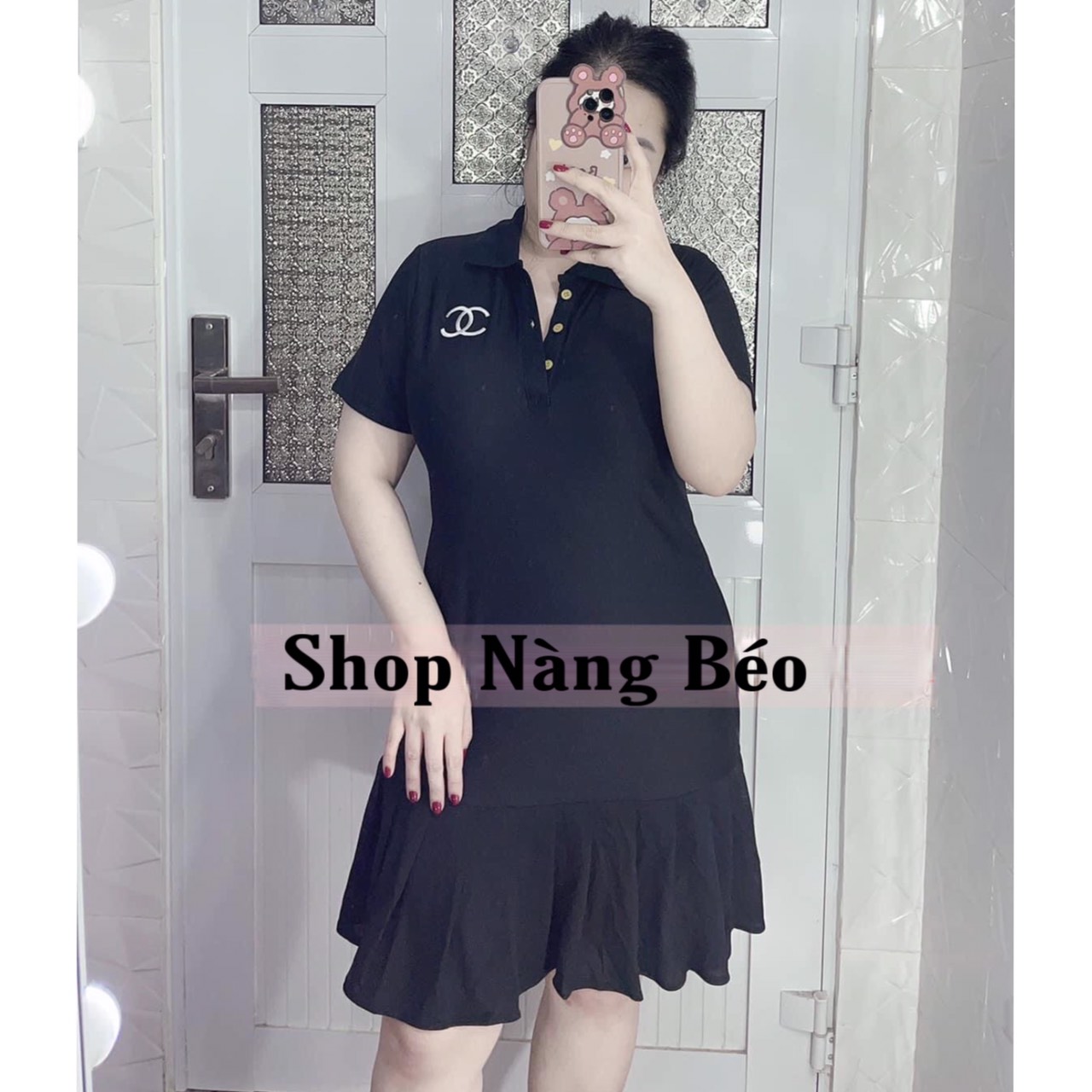 ĐẦM THUN BIGSIZE 60-90kg (có size) Thêu tag