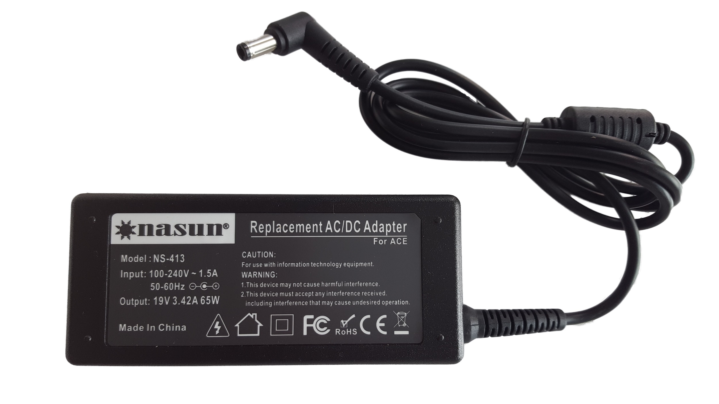 Sạc laptop ACER 19V-3.42A (65W) Model NS-413