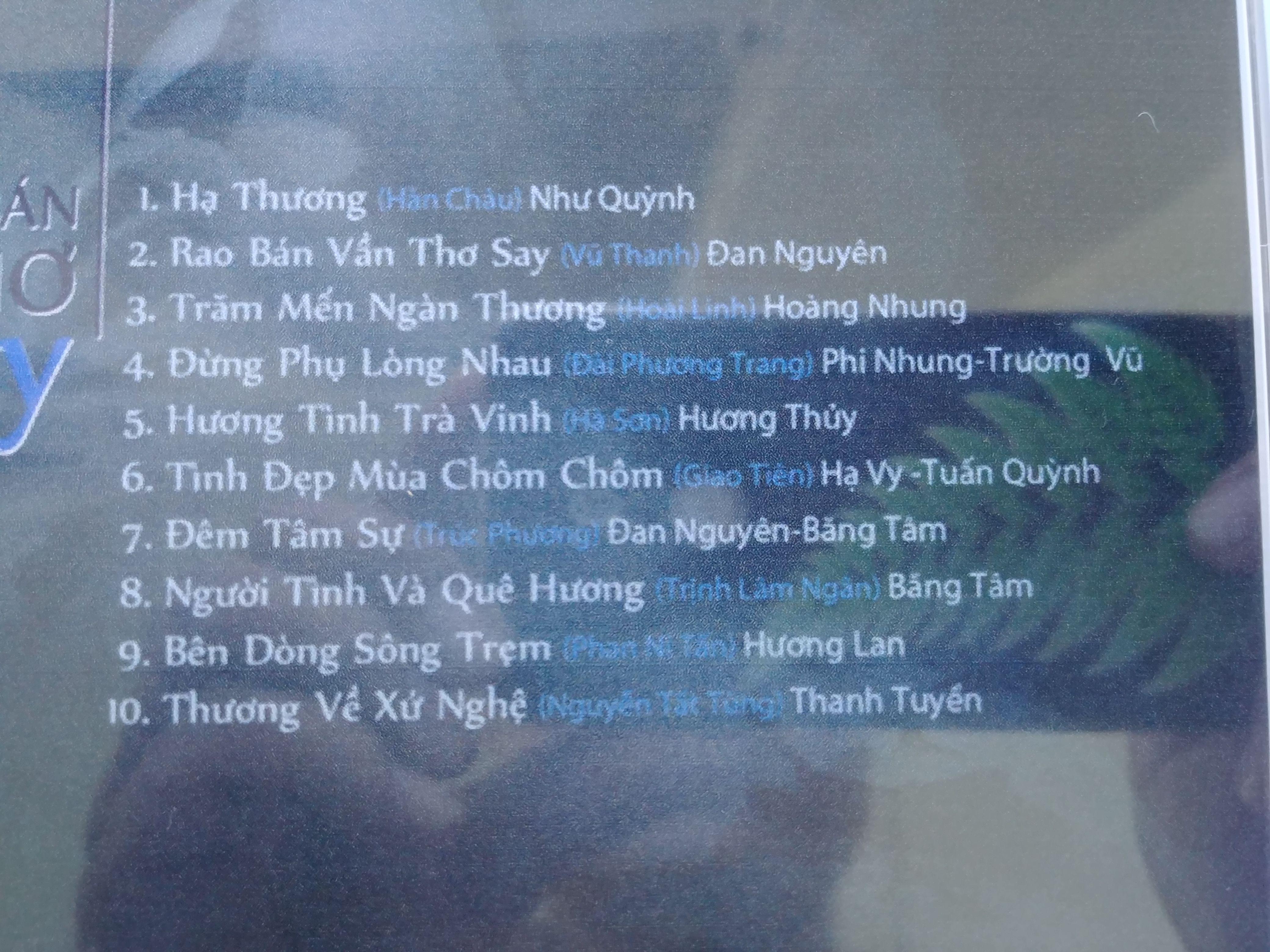 CD Rao Bán Vần Thơ Say - Thúy Nga CD605