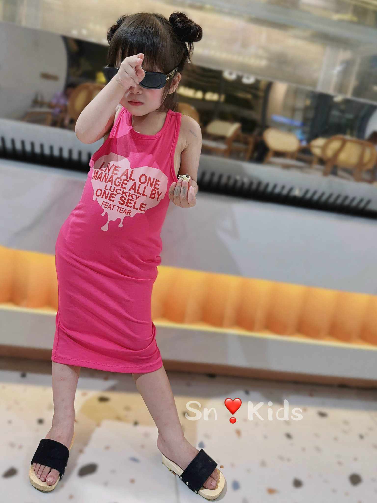 Váy body nhúng cho bé gái