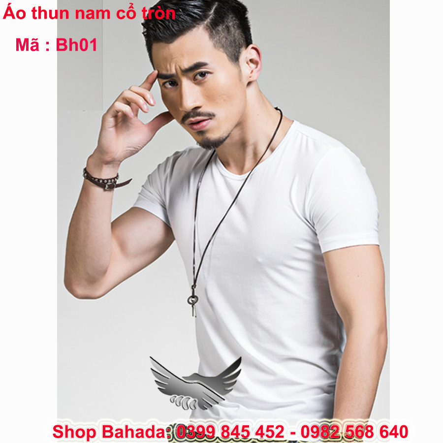 Áo thun nam fashion màu trắng
