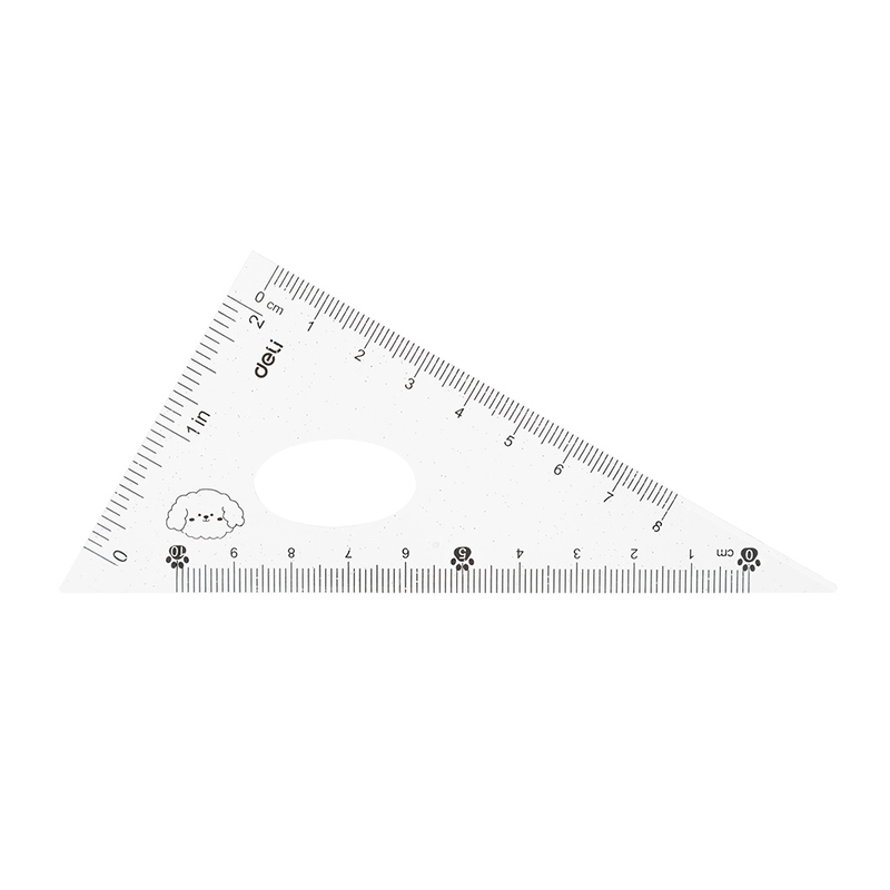 Bộ thước kẻ, eke, đo độ 15cm 4 chiếc miyou H657 - Deli
