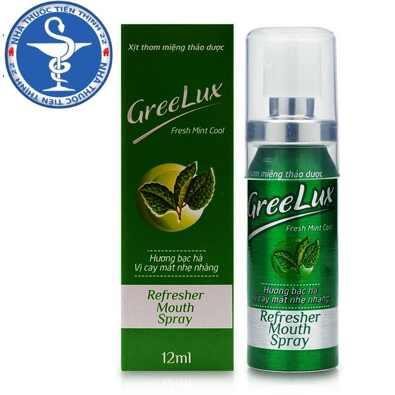 Xịt Thơm Miệng Thảo Dược Greelux Fresh Mint Cool