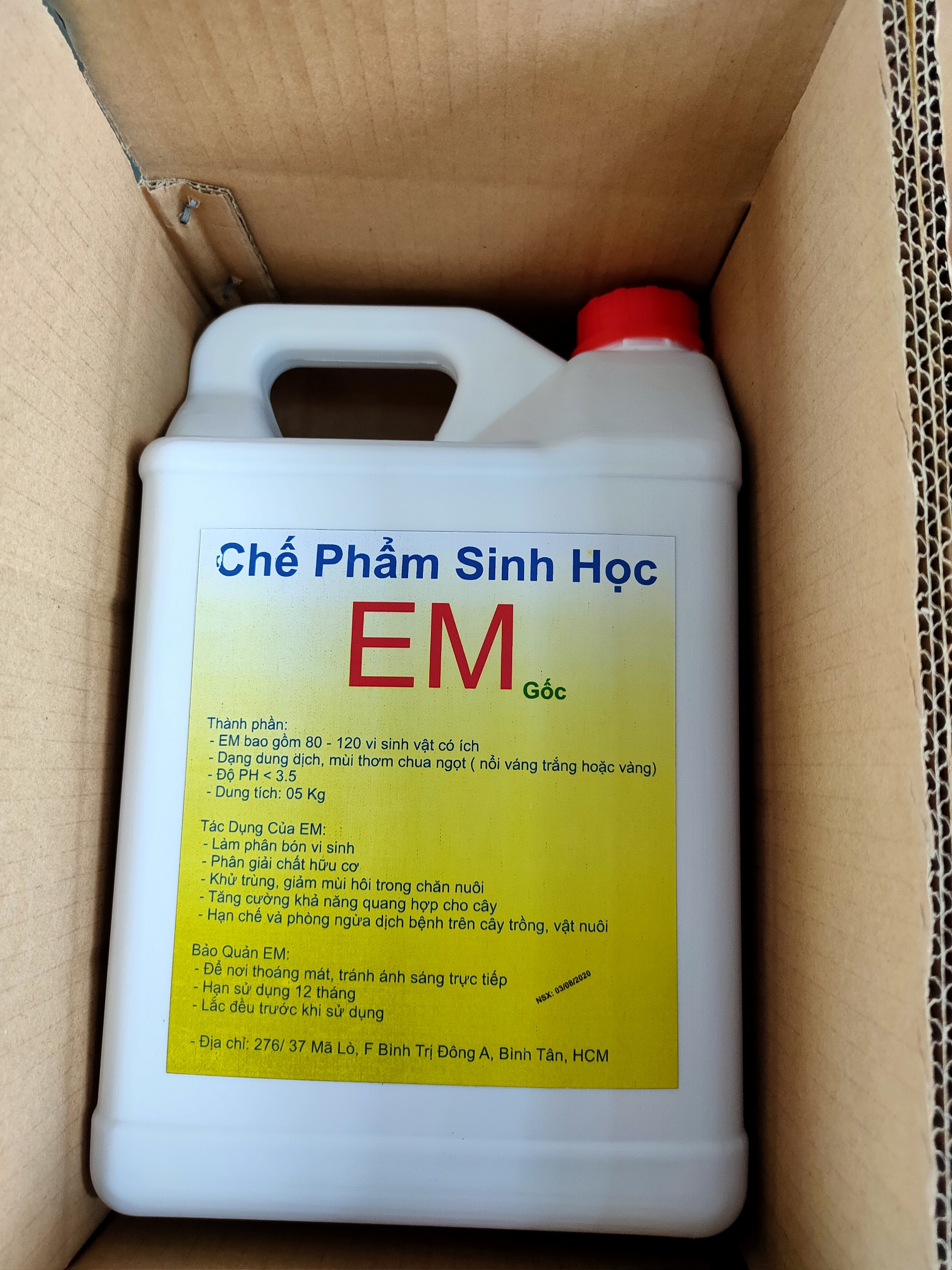 [HCM]Dung Dịch EM Gốc 4 Kg BOBIO