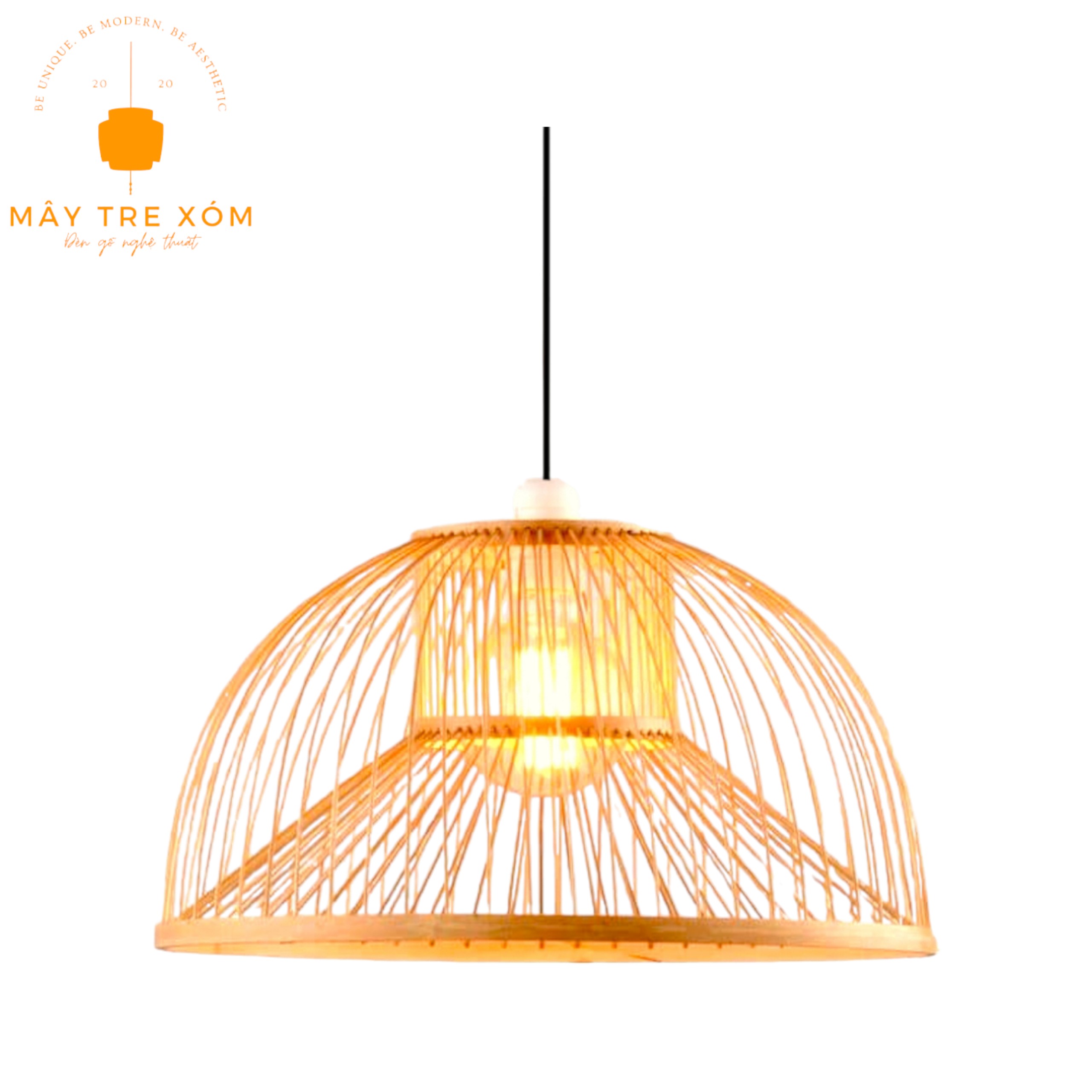 đèn tăm tre | đèn trang trí thả trần