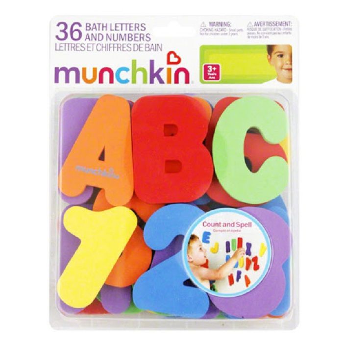 Munchkin - Bộ chữ số bằng xốp