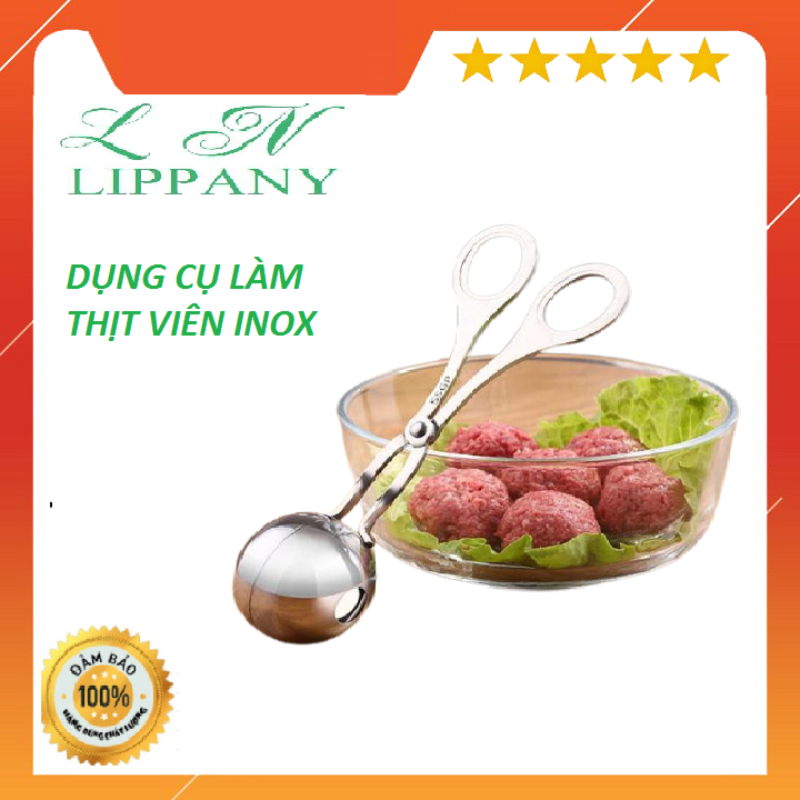Dụng cụ làm thịt viên inox tiện dụng - Dụng cụ làm mọc, thịt, cá viên