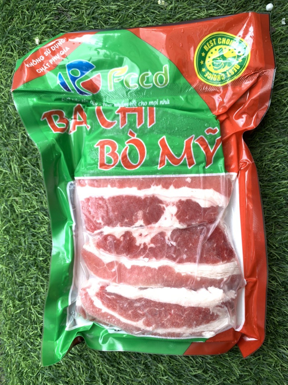 Ba chỉ bò Mỹ thái dải nướng 450g( ship Now Hà nội ship ngay)