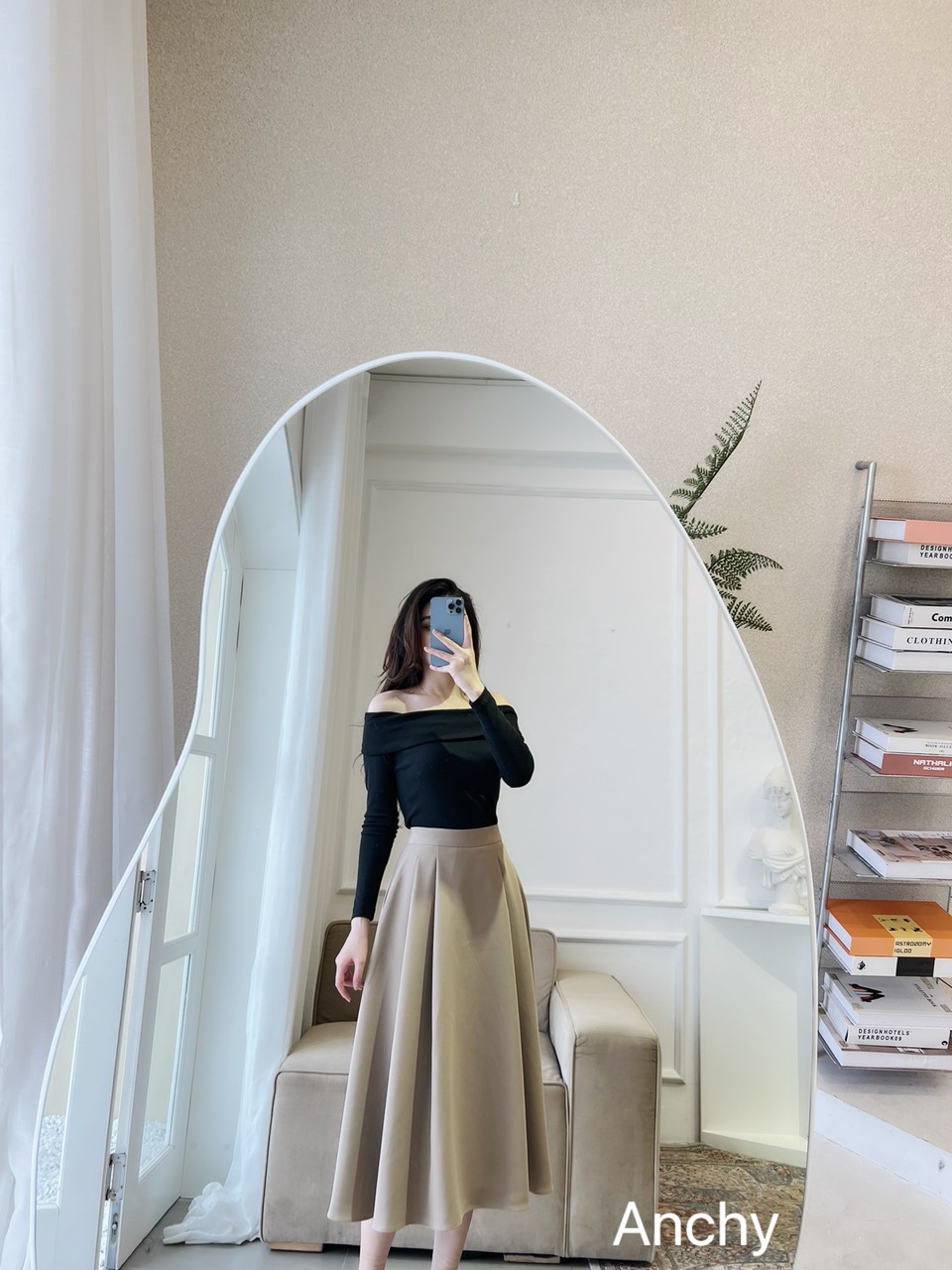 Áo thun tăm trễ vai - AT001