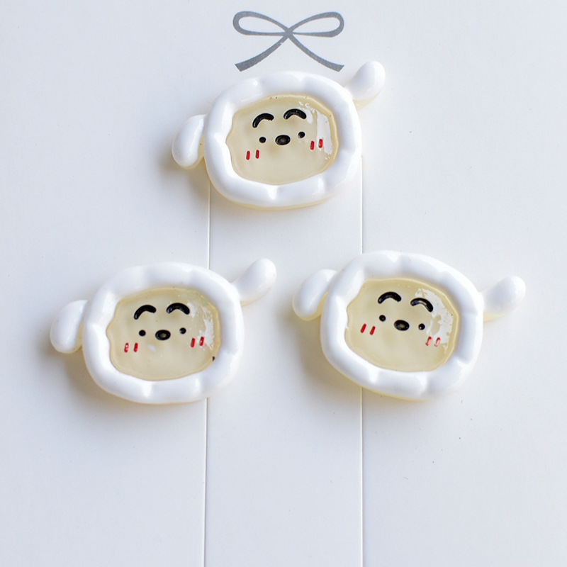 Charm family baby Shin hair clip decoration Jibbitz sticker phone case DIY