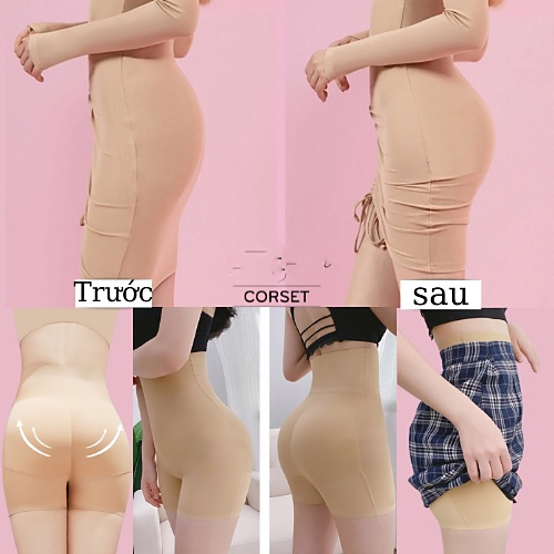 Quần độn mông su gen bụng- Quần nâng mông chất su mát mịn