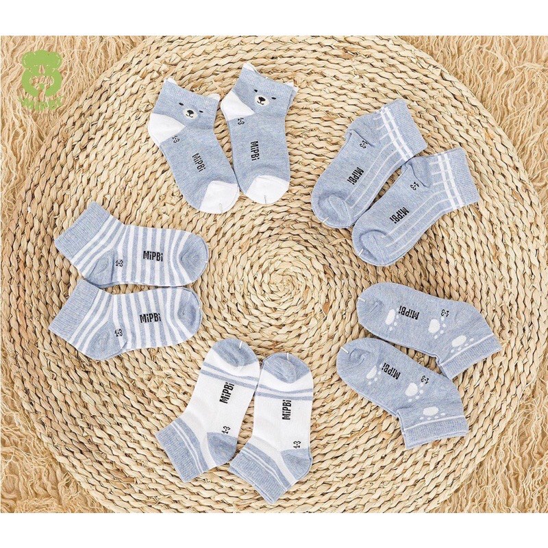 Set 5 đôi tất Chân Cho Bé Mipbi