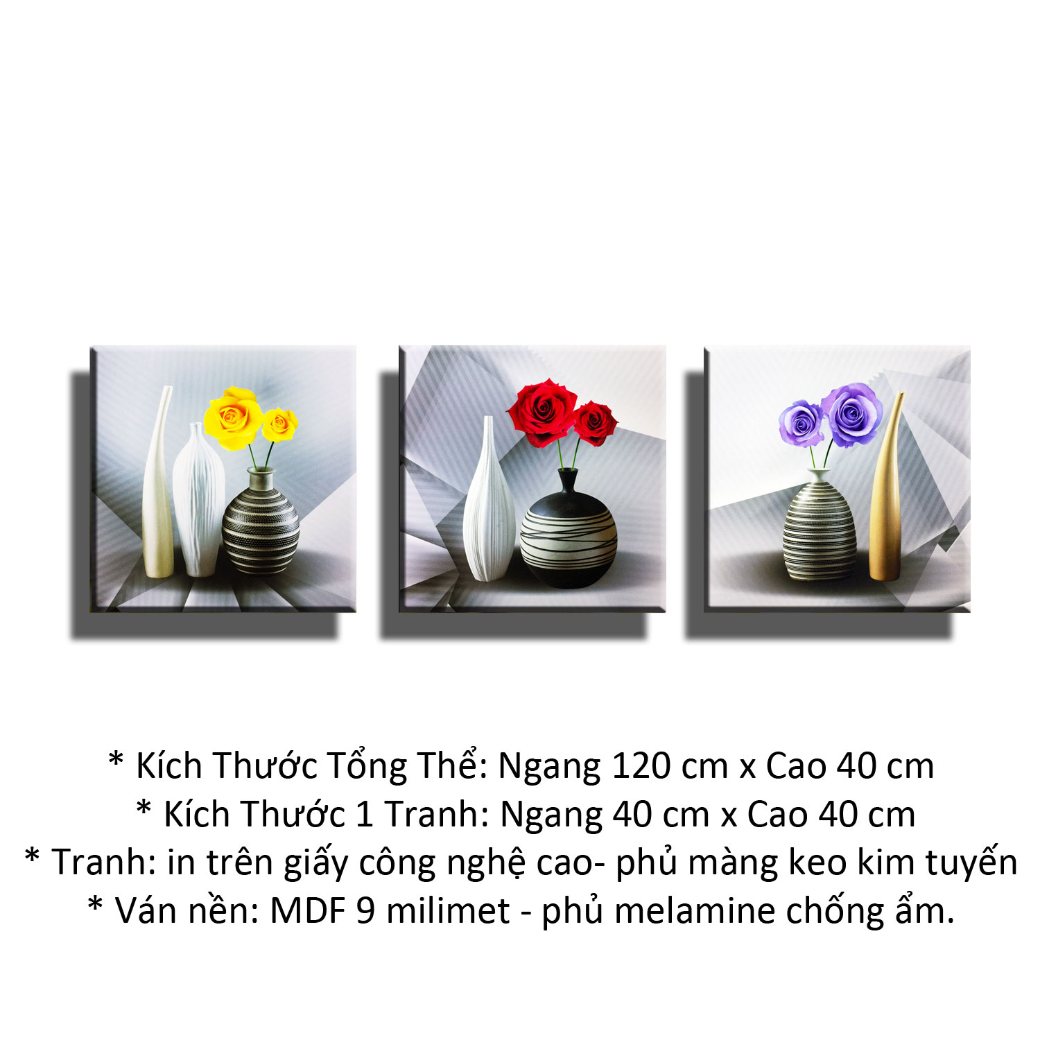 Tranh treo tường Trứng Ngũ Sắc
