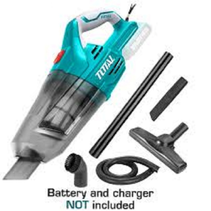 Máy hút bụi dùng pin Lithium 20V TOTAL TVLI2001 (KHÔNG KÈM PIN VÀ SẠC)
