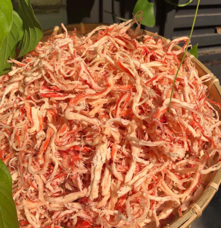 Mực xé hấp dừa 300g