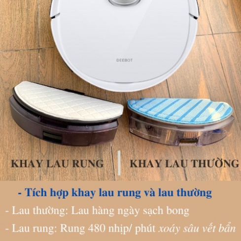 Robot Hút Bụi Lau Nhà Ecovacs T8 AIVI Plus