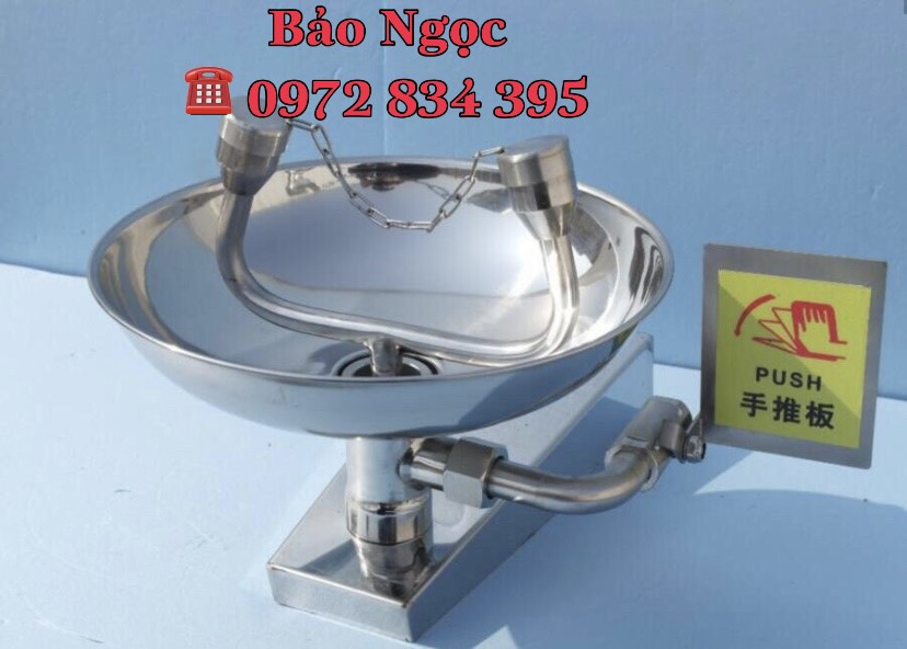 Bồn rửa mắt khẩn cấp gắn tường