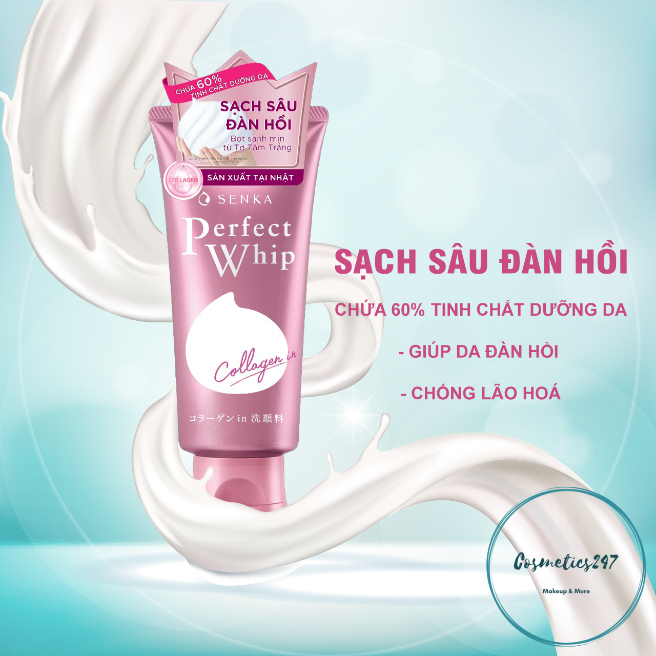 Sữa rửa mặt Senka dành cho mọi loại da