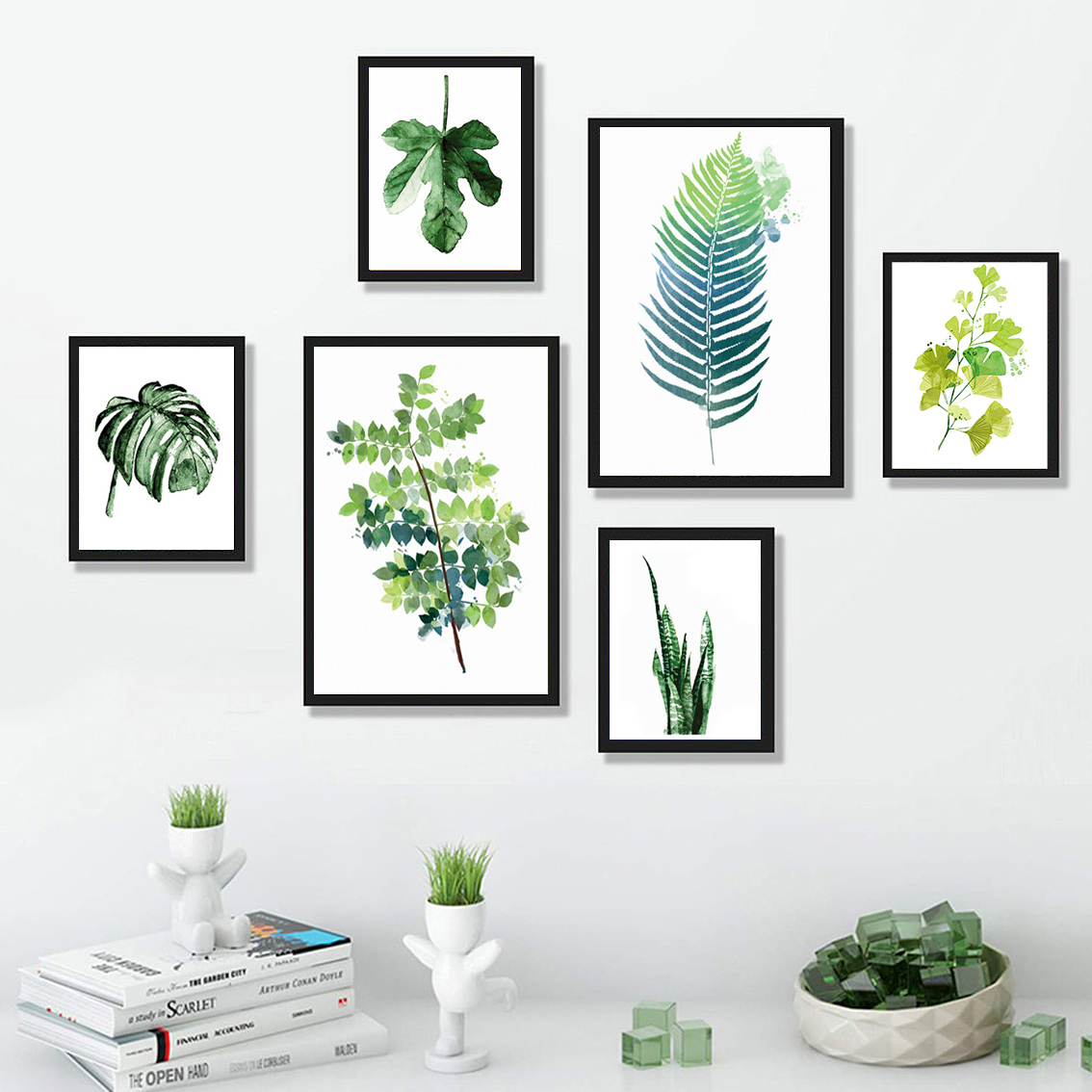 BỘ 6 TRANH TREO TƯỜNG SCANDINAVIAN ĐÃ CÓ KHUNG (SET12)