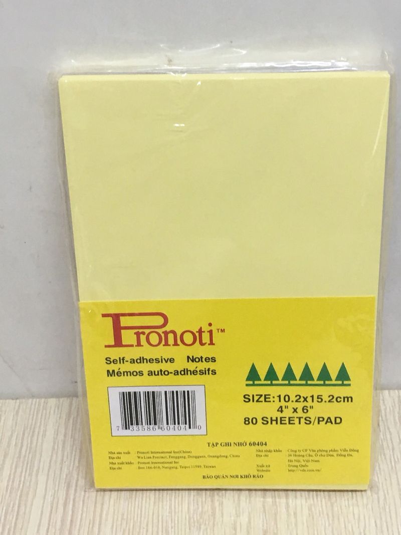 Giấy nhớ 4*6 Pronoti