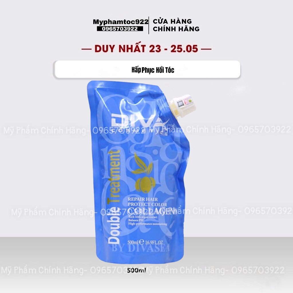 Hấp ủ tóc DIVA collagen 500ml chính hãng