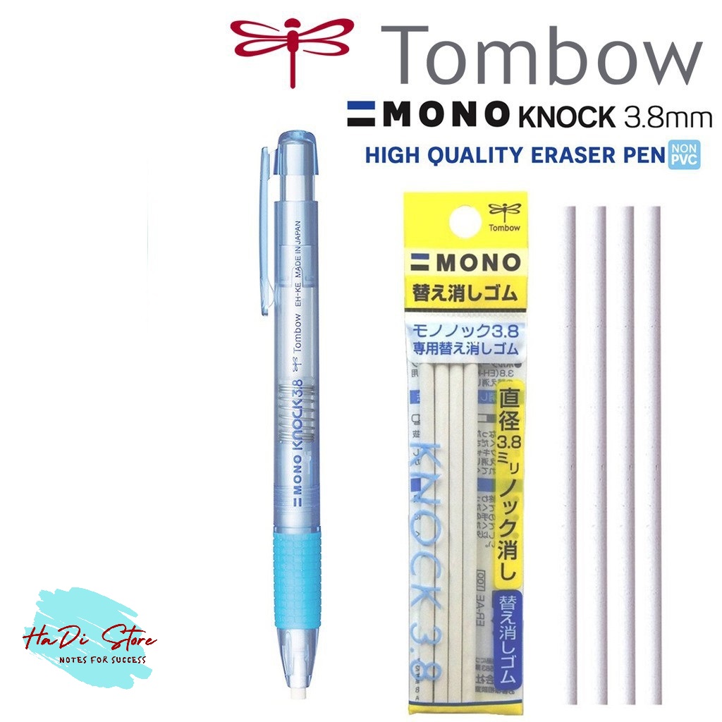 Bút gôm bấm/ Ruột gôm thay lõi MONO KNOCK (Mã SP:TB-G-MoKno)