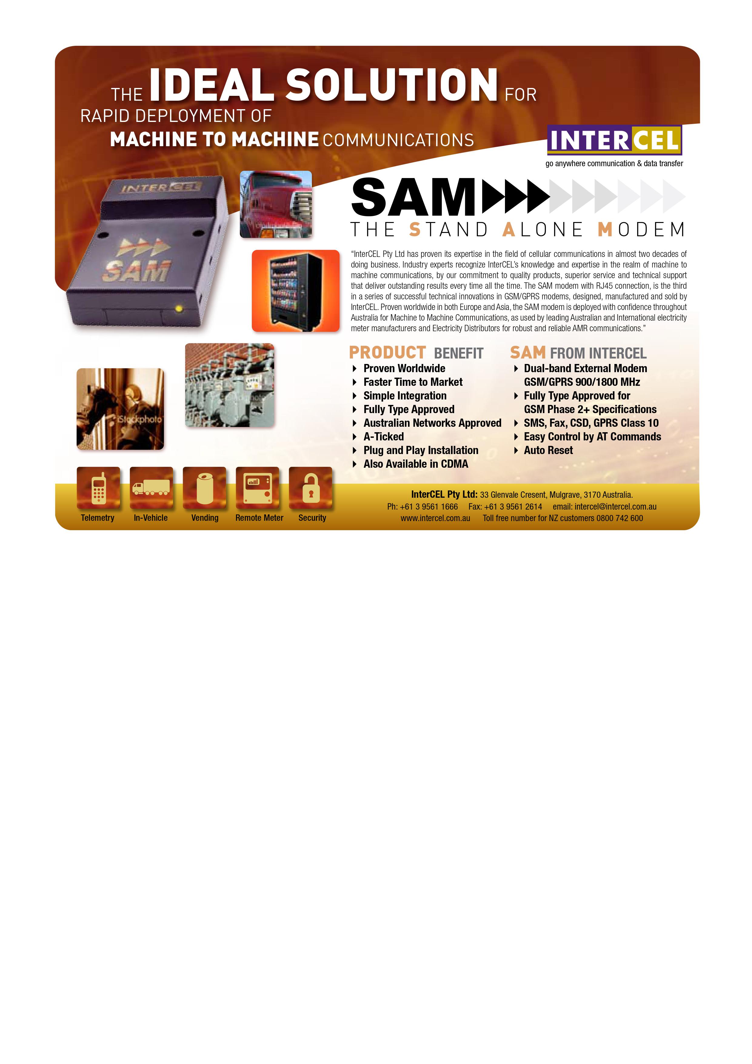 [HCM]InterCEL GSM Modem Sam 2W - Thiết bị nhắn tin GSM