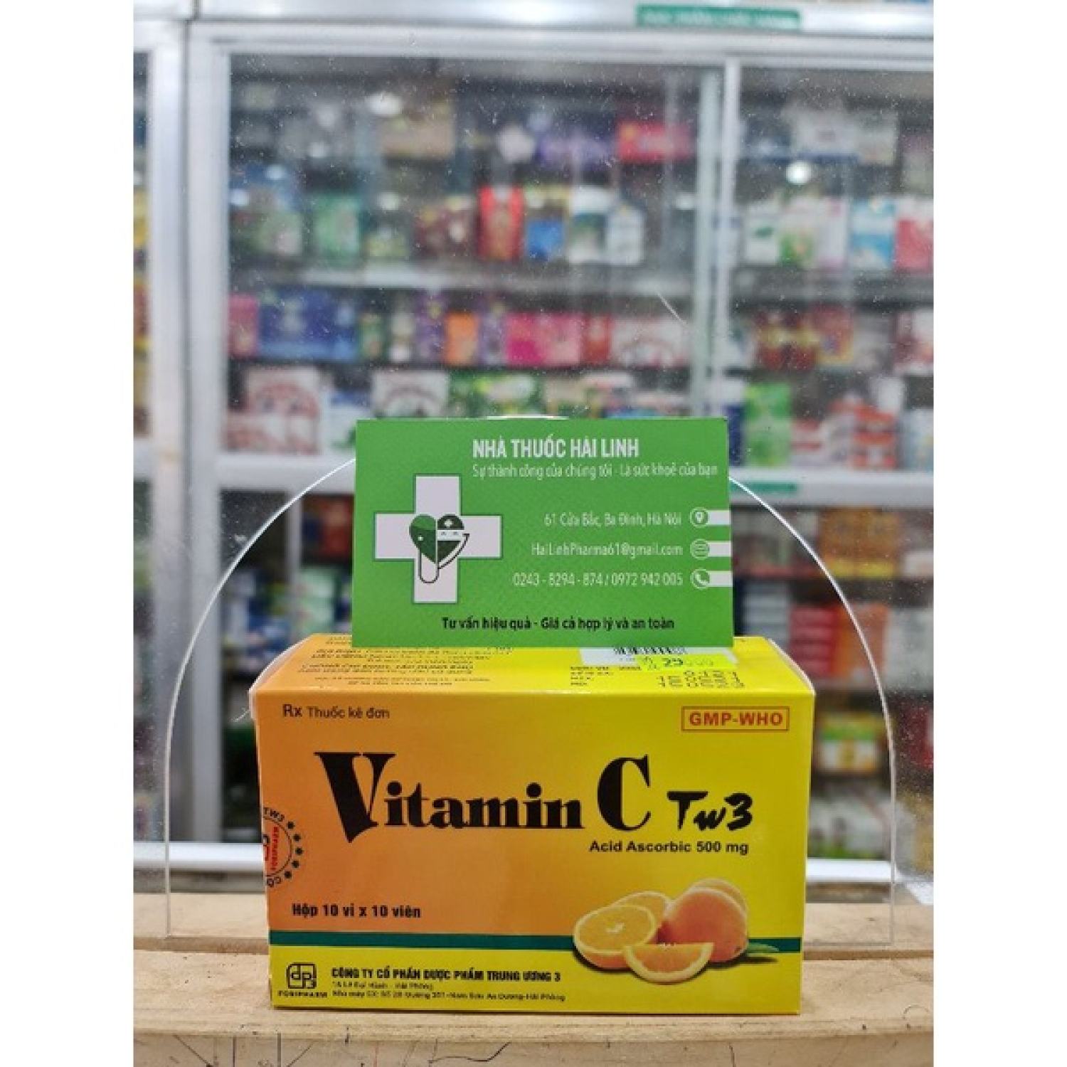 🔱 [CHÍNH HÃNG] [1 vỉ] Vitamin C Tw3 500mg