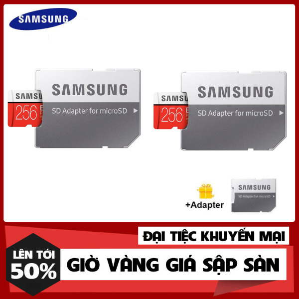 [Hàng Mới Về] Bộ 2 Sản Phẩm Thẻ nhớ MicroSDXC Samsung Evo Plus 256GB U3 4K R100MB/s W60MB/s - Box Anh New Kèm Adapter New 2021