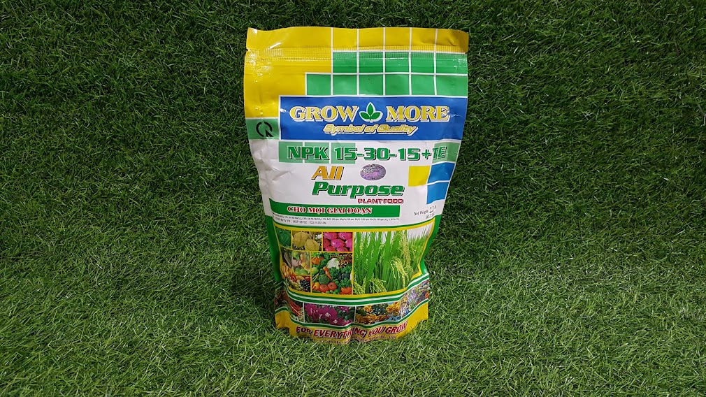 Phân bón lá npk 15-30-15 grow more gói 1kg