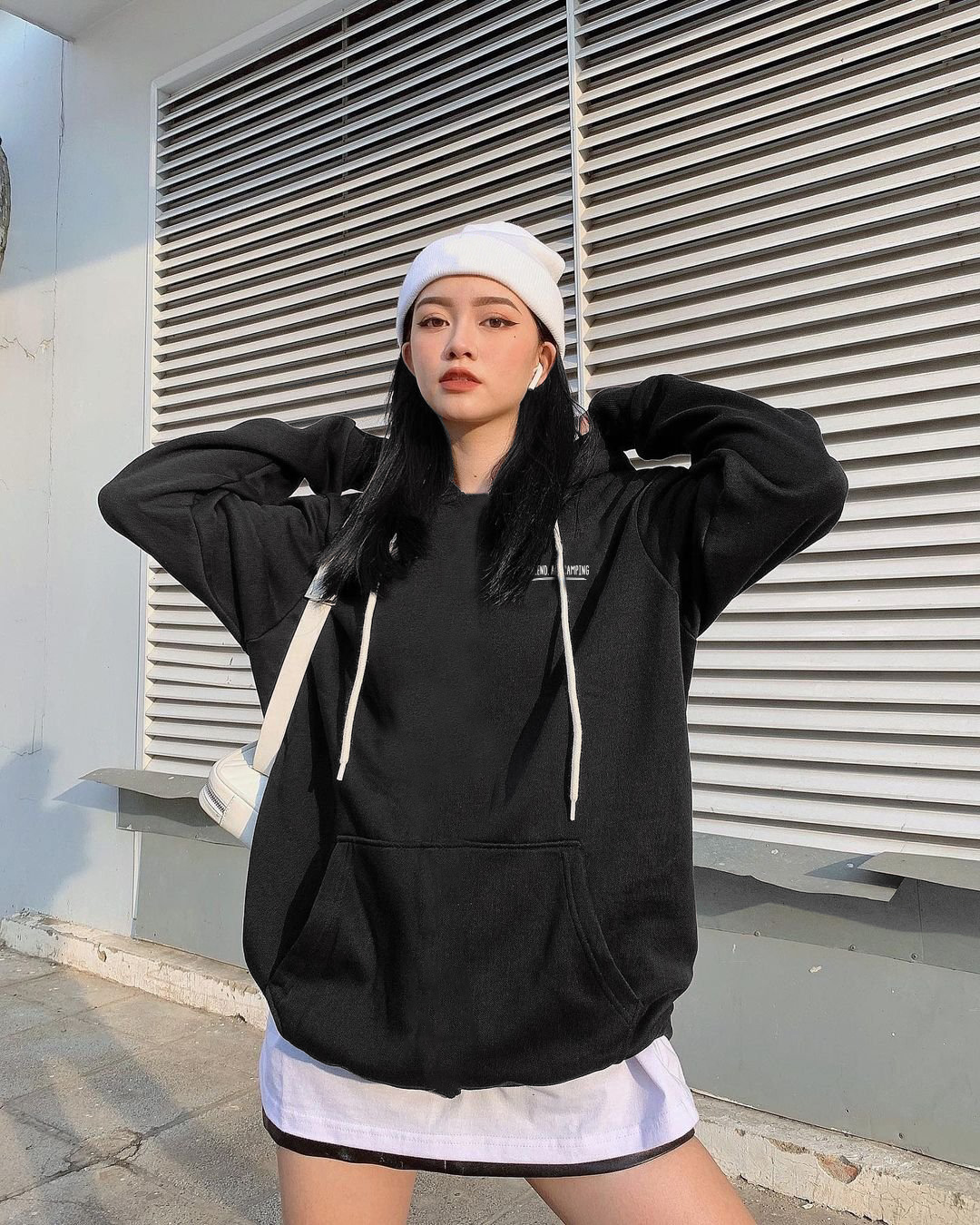 Áo Hoodie Unisex Icon Camp Nỉ Bông Greend Basic Design 2021 HD02