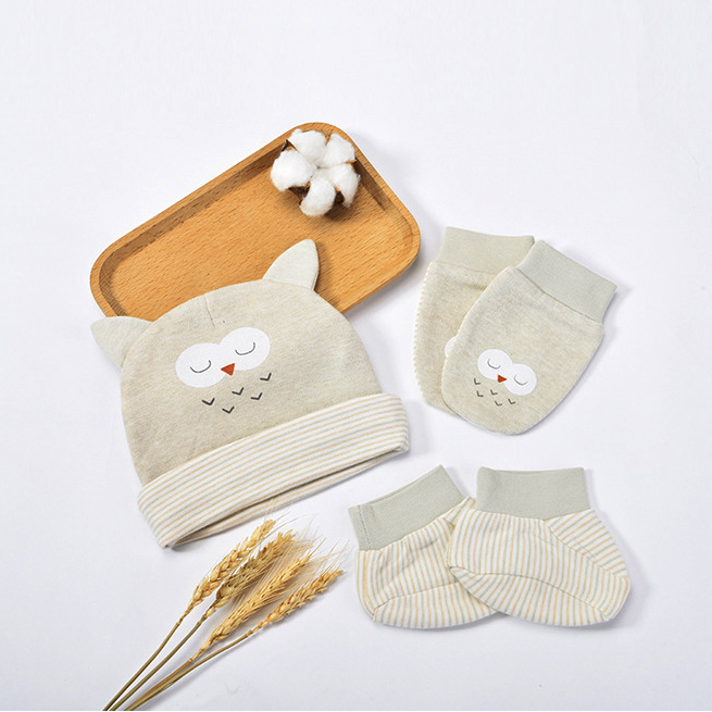Set mũ, bao tay, bao chân cho bé sơ sinh (MUSS04)