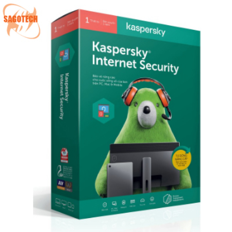 Bảng giá Phần Mềm Kaspersky Internet Security 1PC Phong Vũ