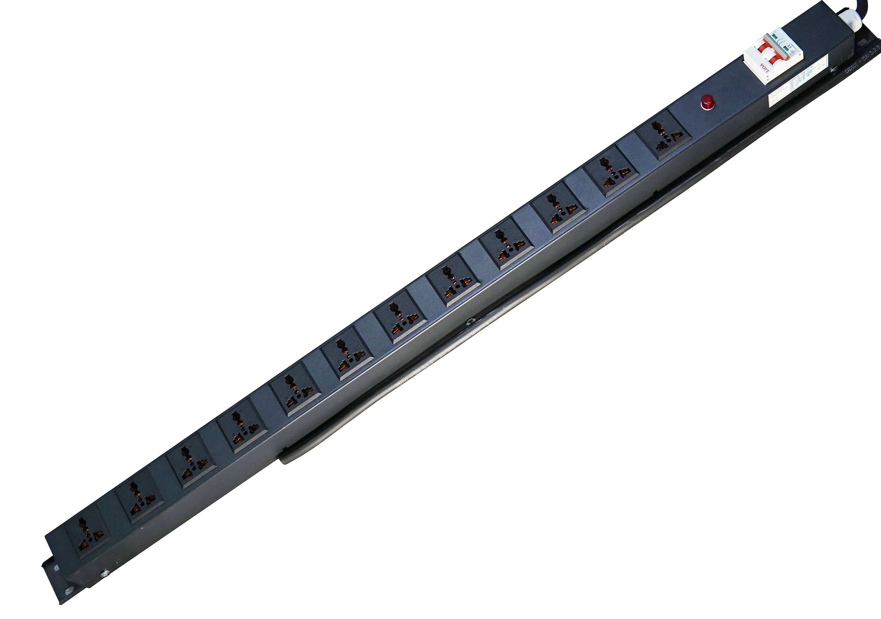 [HCM]Ổ Cắm Điện Đa Năng 12 cổng có CB 32A Cho Tủ Rack