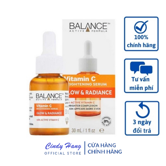 Serum Trắng Da, Mờ Thâm Balance Active Formula Vitamin C Brightening 30ml