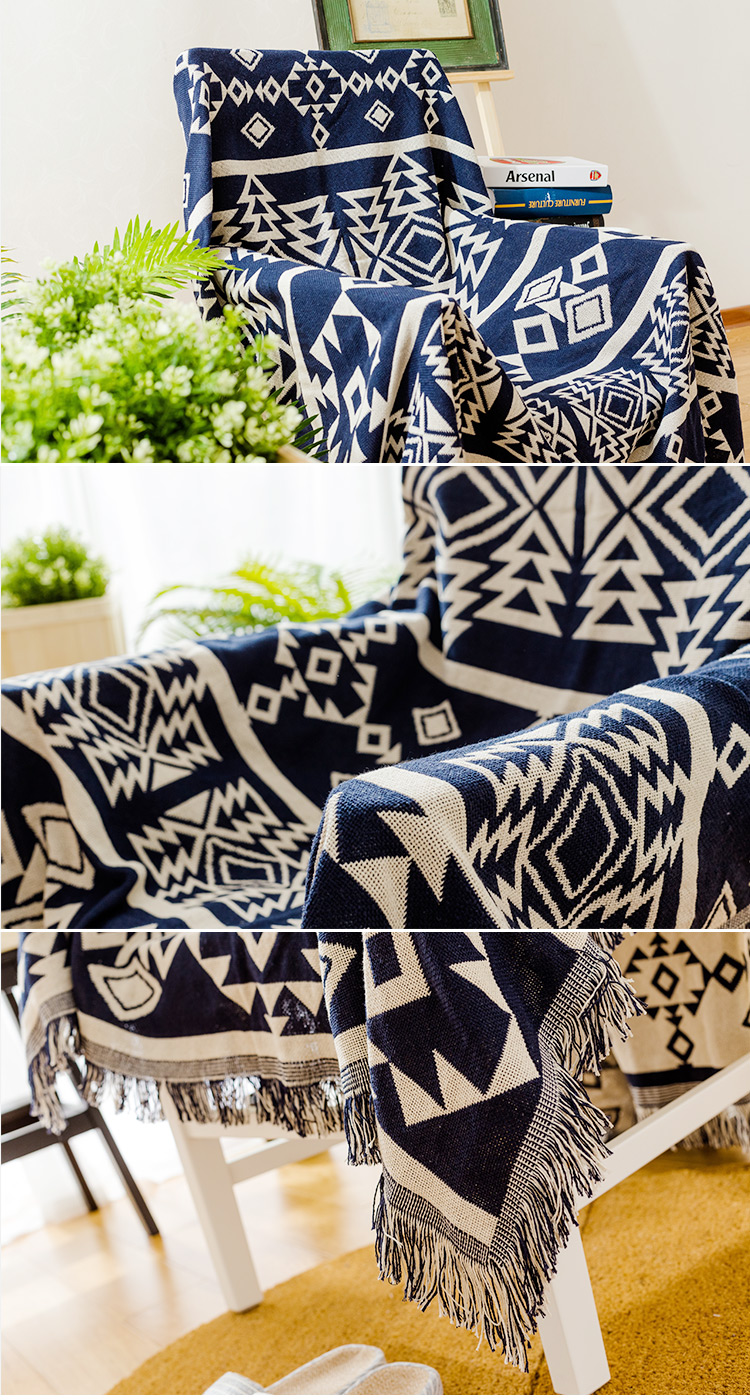 [ẢNH THẬT] Thảm vintage phủ sofa dệt 2 mặt cao cấp size lớn