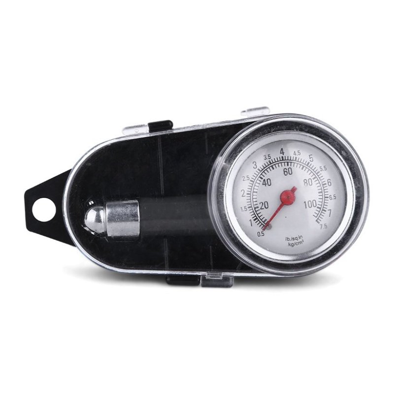 Đồng hồ đo áp suất kiểm tra lốp xe máy, ô tô cao cấp, độ chính xác cao, Chất liệu inox cao cấp