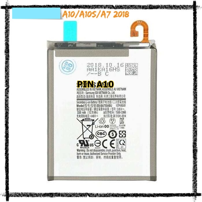 Pin thay thế cho samsung A750/A7-2018/(Mã EB-BA750ABU)