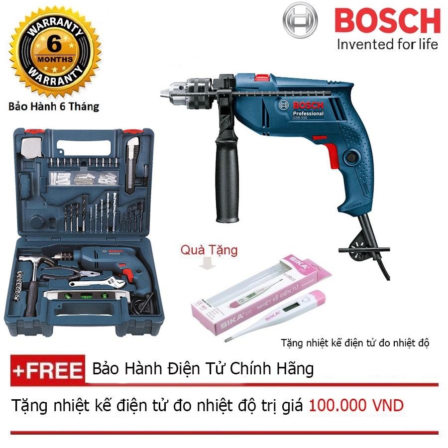 Máy khoan động lực Bosch GSB 10RE - SET 100 + + Quà tặng nhiệt kế điện tử