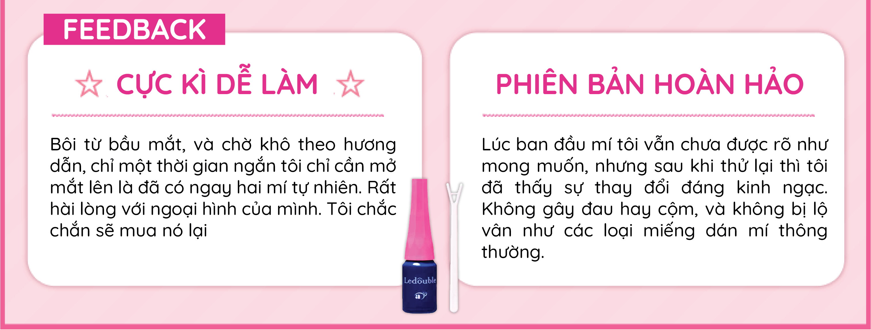 Gel Kích Mí Mắt LeDouble Nhật Bản (2ml)